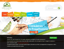 Tablet Screenshot of greenstoreline.com